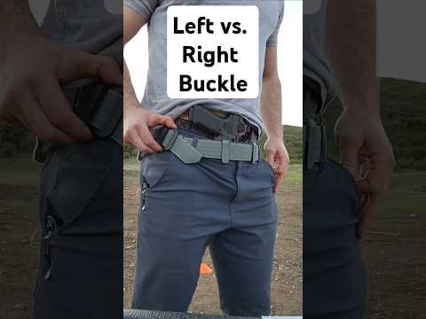 Considerations for choosing left or right buckle for your Old Machine Craft Advanced AIWB CCW Belt